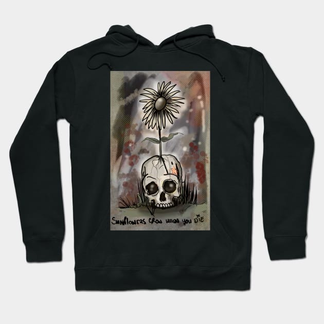 Ukraine Sunflower Seeds Hoodie by silentrob668